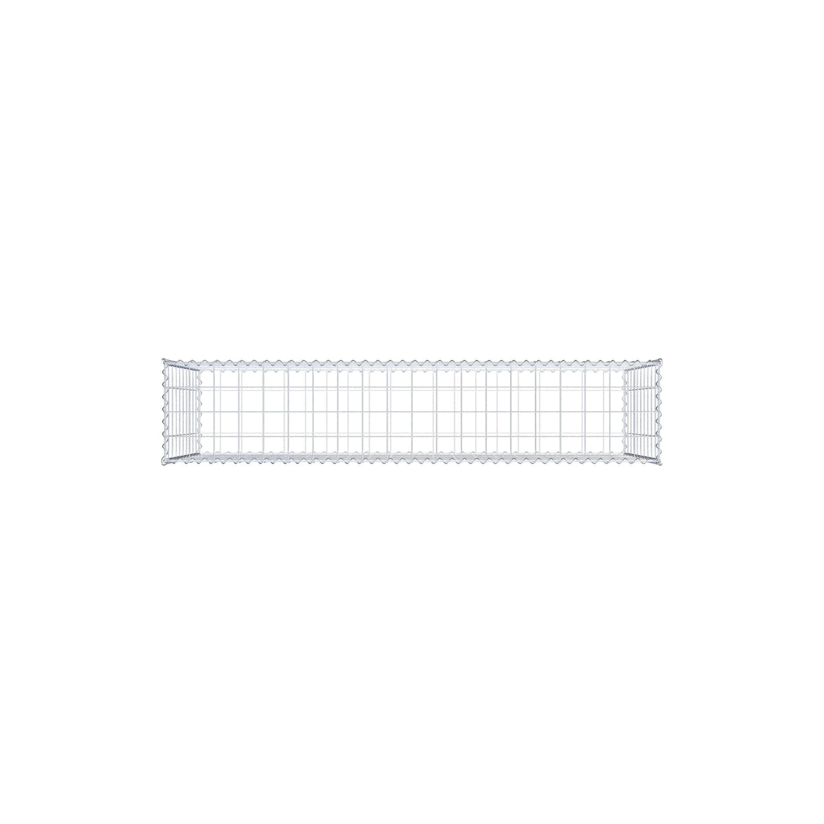 Gabion 200 cm x 100 cm x 40 cm (L x H x D), maskstorlek 10 cm x 10 cm, spiral