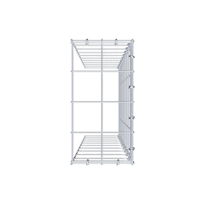 Anbaugabione Typ 4 100 cm x 20 cm x 40 cm (L x H x T), Maschenweite 10 cm x 10 cm, C-Ring