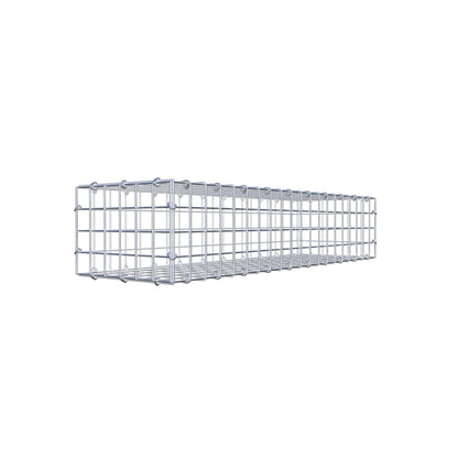 Gabion 100 cm x 20 cm x 30 cm (L x H x D), maskstorlek 5 cm x 5 cm, C-ring