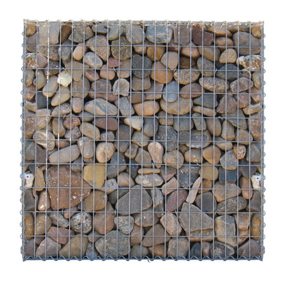 Gabião 100 cm x 100 cm x 30 cm (C x A x P), malhagem 5 cm x 10 cm, anel C