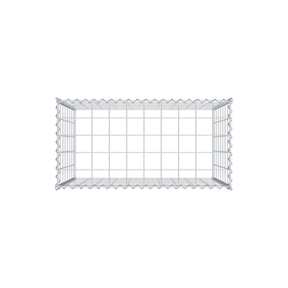 Gabião Tipo 3 100 cm x 80 cm x 50 cm (C x A x P), malhagem 10 cm x 10 cm, espiral