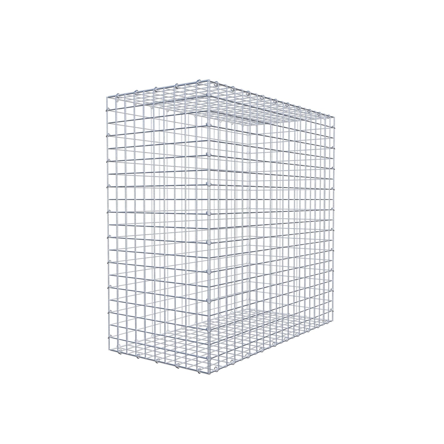 Gabione 100 cm x 100 cm x 50 cm (L x H x T), Maschenweite 5 cm x 5 cm, C-Ring