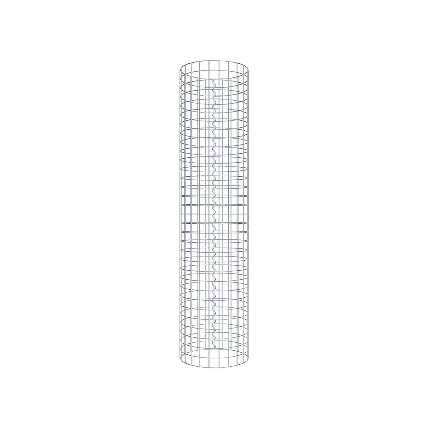 Gabionensäule rund 37 cm Durchmesser, 160 cm Höhe, Maschenweite 5 cm x 5 cm