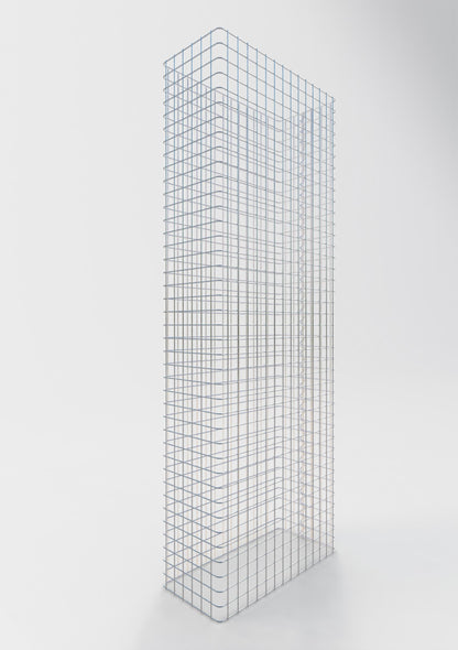 Clôture en gabion Longueur 72 cm, hauteur 200 cm, profondeur 32 cm, mailles 5 x 5 cm