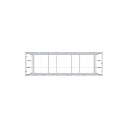 Fourche rapportée type 3 100 cm x 90 cm x 30 cm (L x H x P), mailles 10 cm x 10 cm, anneau C