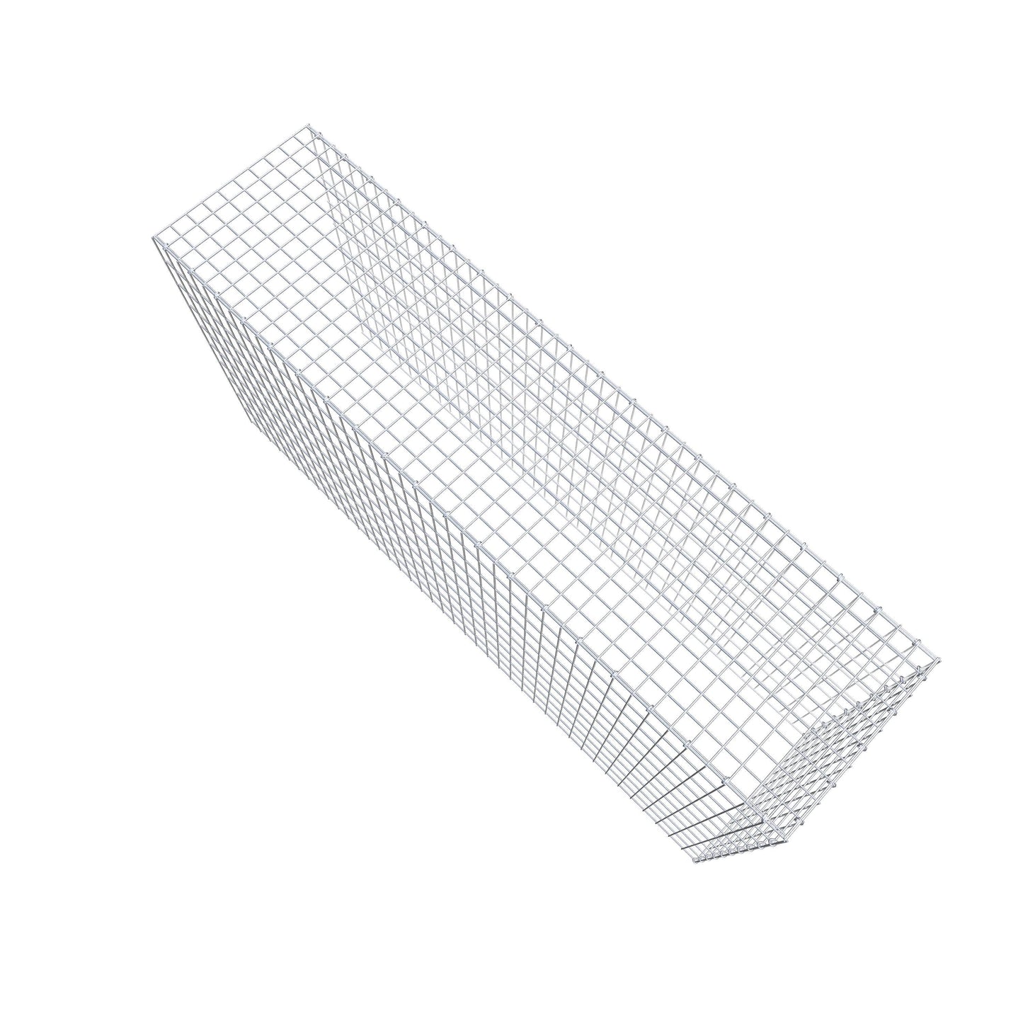 Fourche rapportée type 4 200 cm x 100 cm x 50 cm (L x H x P), mailles 5 cm x 10 cm, anneau en C