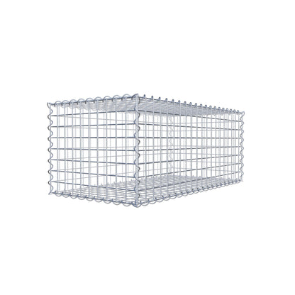 Gabion 100 cm x 40 cm x 50 cm (L x H x D), maskestørrelse 5 cm x 5 cm, spiral