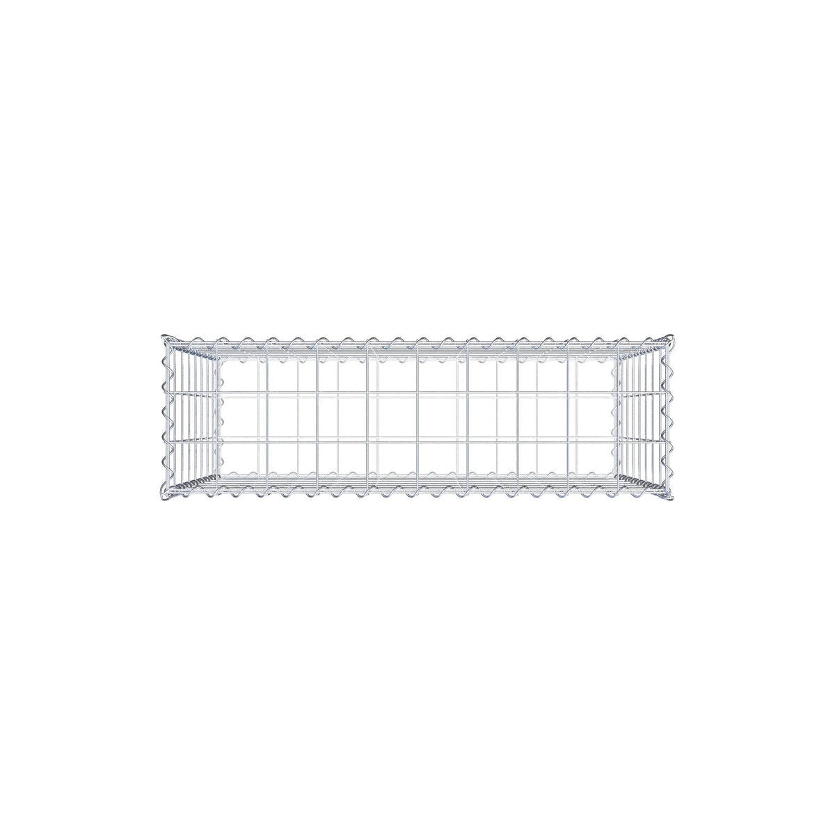 Gabion 100 cm x 80 cm x 30 cm (L x H x P), mailles 10 cm x 10 cm, spirale