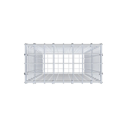 Gabião 100 cm x 40 cm x 20 cm (C x A x P), malhagem 5 cm x 5 cm, anel C