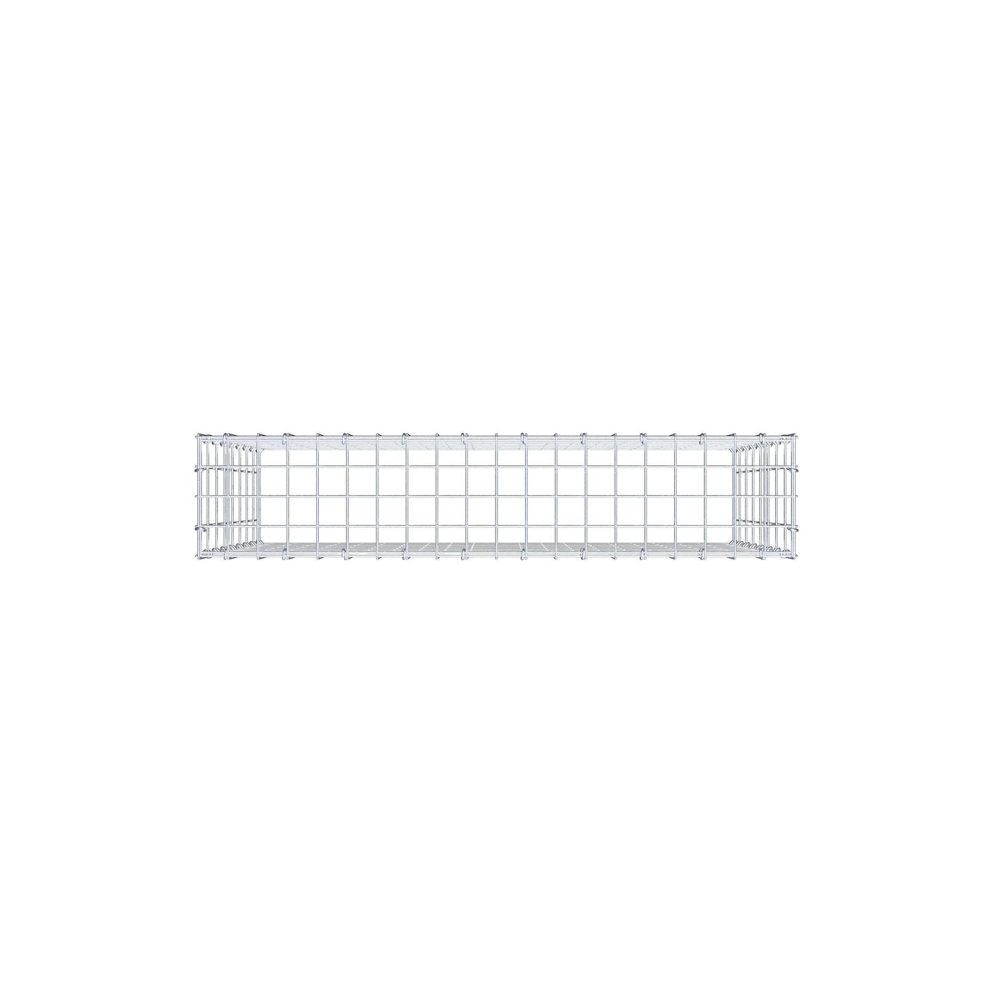 Gabião Tipo 3 100 cm x 80 cm x 20 cm (C x A x P), malhagem 5 cm x 10 cm, anel C
