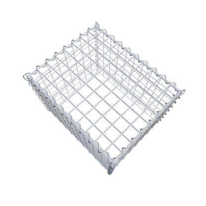 Gabbione aggiuntivo tipo 3 50 cm x 40 cm x 40 cm (L x H x P), dimensione maglia 5 cm x 5 cm, a spirale