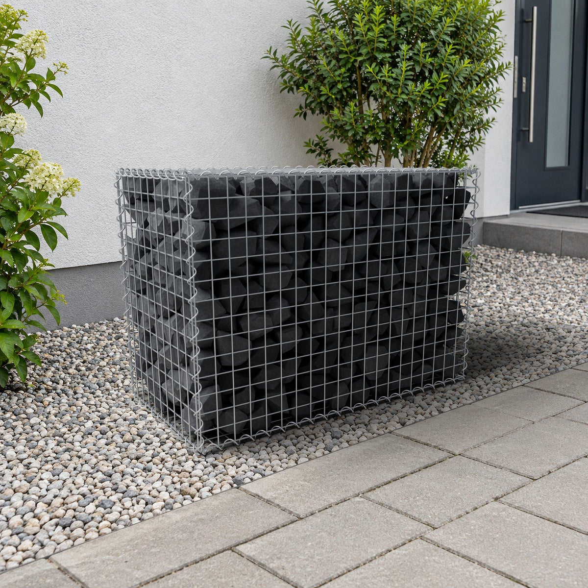 Gabion 100 cm x 70 cm x 50 cm (L x H x D), mesh size 5 cm x 5 cm, spiral