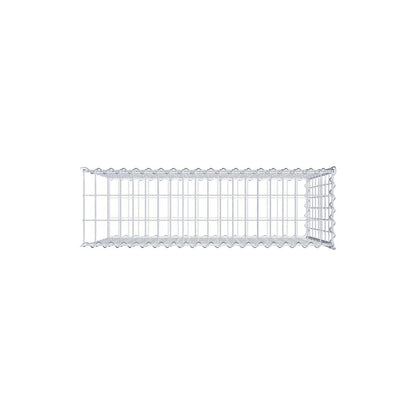 Gabbione aggiuntivo tipo 2 100 cm x 80 cm x 30 cm (L x H x P), dimensione maglia 5 cm x 10 cm, a spirale