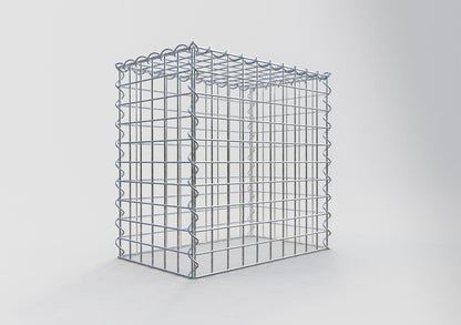 Gabião tipo 3 50 cm x 50 cm x 30 cm (C x A x P), malhagem 5 cm x 5 cm, espiral