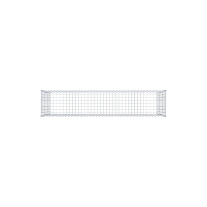 Extra gabion typ 3 200 cm x 100 cm x 40 cm (L x H x D), maskstorlek 5 cm x 10 cm, spiral