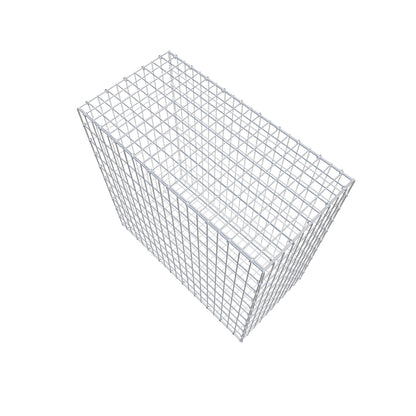 Gabbione 100 cm x 100 cm x 50 cm (L x H x P), maglia 5 cm x 10 cm, anello a C