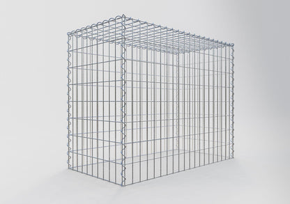 Anbaugabione Typ 3 100 cm x 80 cm x 50 cm (L x H x T), Maschenweite 5 cm x 10 cm, Spirale