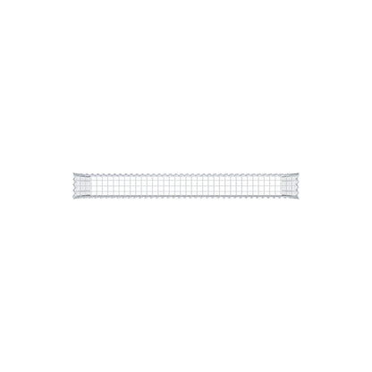 Gabião tipo 3 200 cm x 100 cm x 20 cm (C x A x P), malhagem 5 cm x 10 cm, espiral