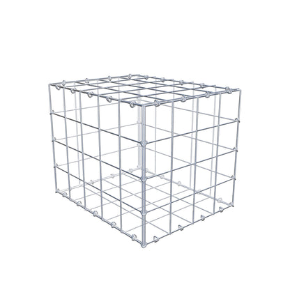 Gabion 50 cm x 40 cm x 40 cm (L x H x D), maskestørrelse 10 cm x 10 cm, C-ring