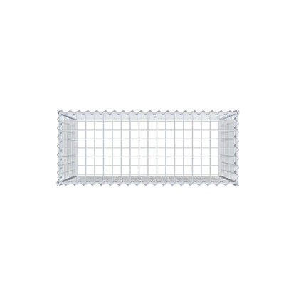 Gabion rapporté type 3 100 cm x 70 cm x 40 cm (L x H x P), mailles 5 cm x 5 cm, spirale