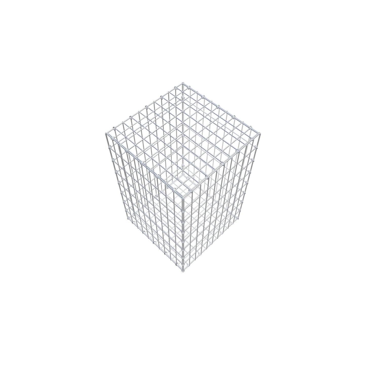 Gabion 80 cm x 50 cm x 50 cm (L x H x D), mesh size 5 cm x 10 cm, C-ring