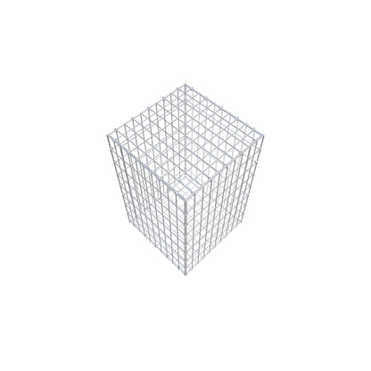 Gabion 80 cm x 50 cm x 50 cm (L x H x D), mesh size 5 cm x 10 cm, C-ring