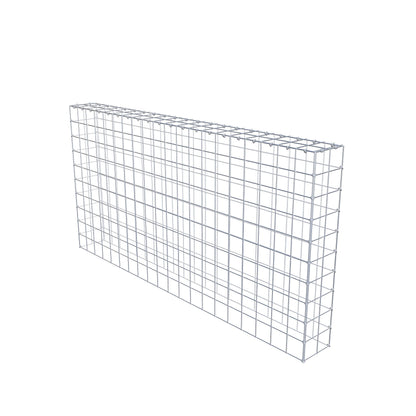Mounted gabion type 3 200 cm x 100 cm x 20 cm (L x H x D), mesh size 10 cm x 10 cm, C-ring