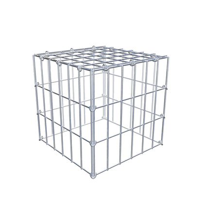 Gabião tipo 3 30 cm x 30 cm x 30 cm (C x A x P), malhagem 5 cm x 10 cm, anel C