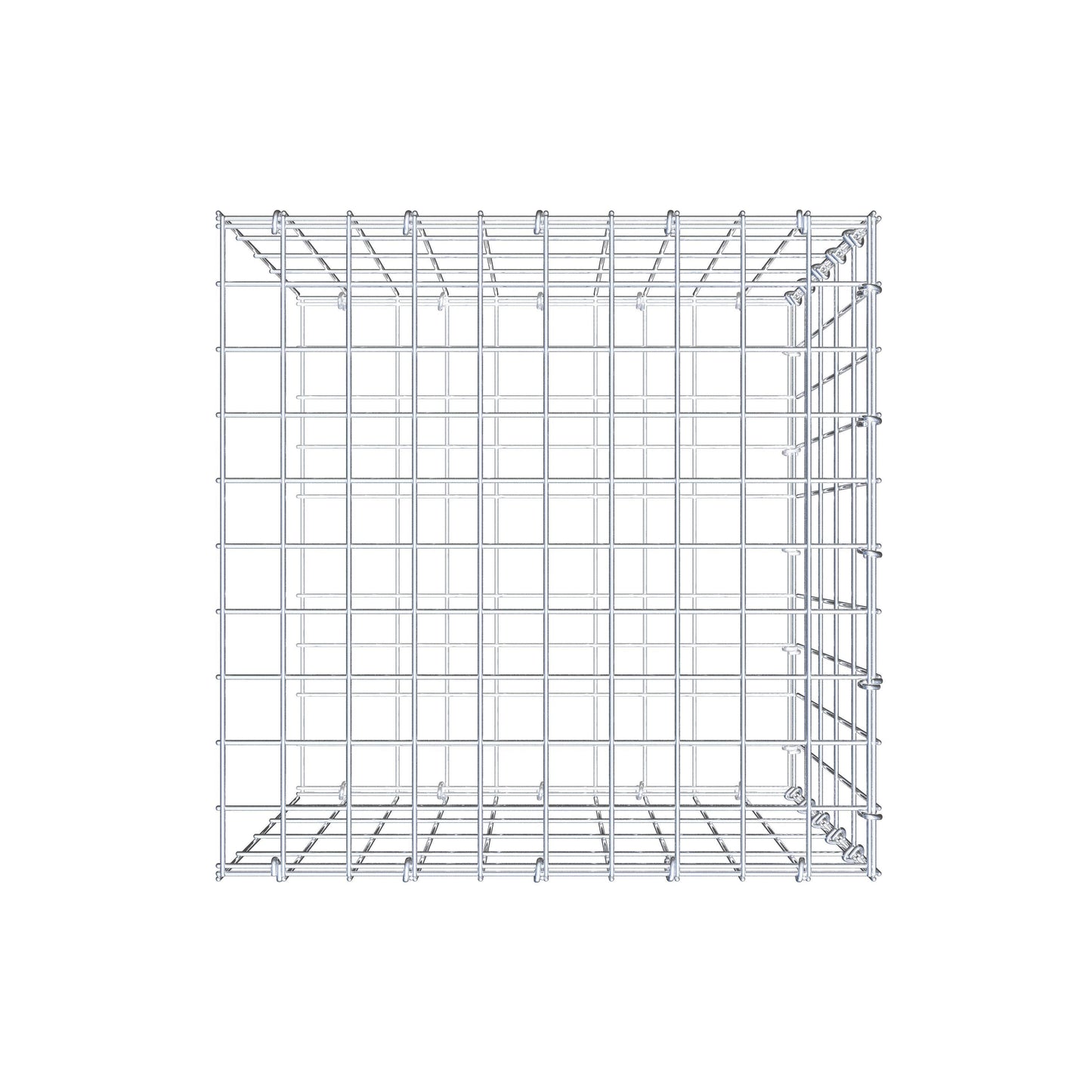 Add-on schanskorf type 2 50 cm x 50 cm x 50 cm, maaswijdte 5 cm x 10 cm, C-ring