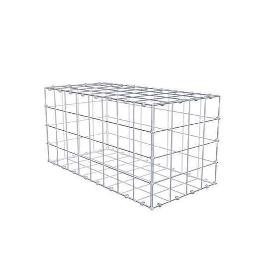 Gabbione 80 cm x 40 cm x 40 cm (L x H x P), maglia 10 x 10 cm, anello a spirale