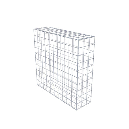 Gavión 100 cm x 100 cm x 30 cm (L x A x P), malla 10 cm x 10 cm, anillo en C