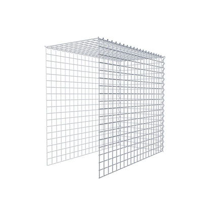 Grown-on gabion type 4 100 cm x 90 cm x 50 cm (L x H x D), mesh size 5 cm x 5 cm, spiral