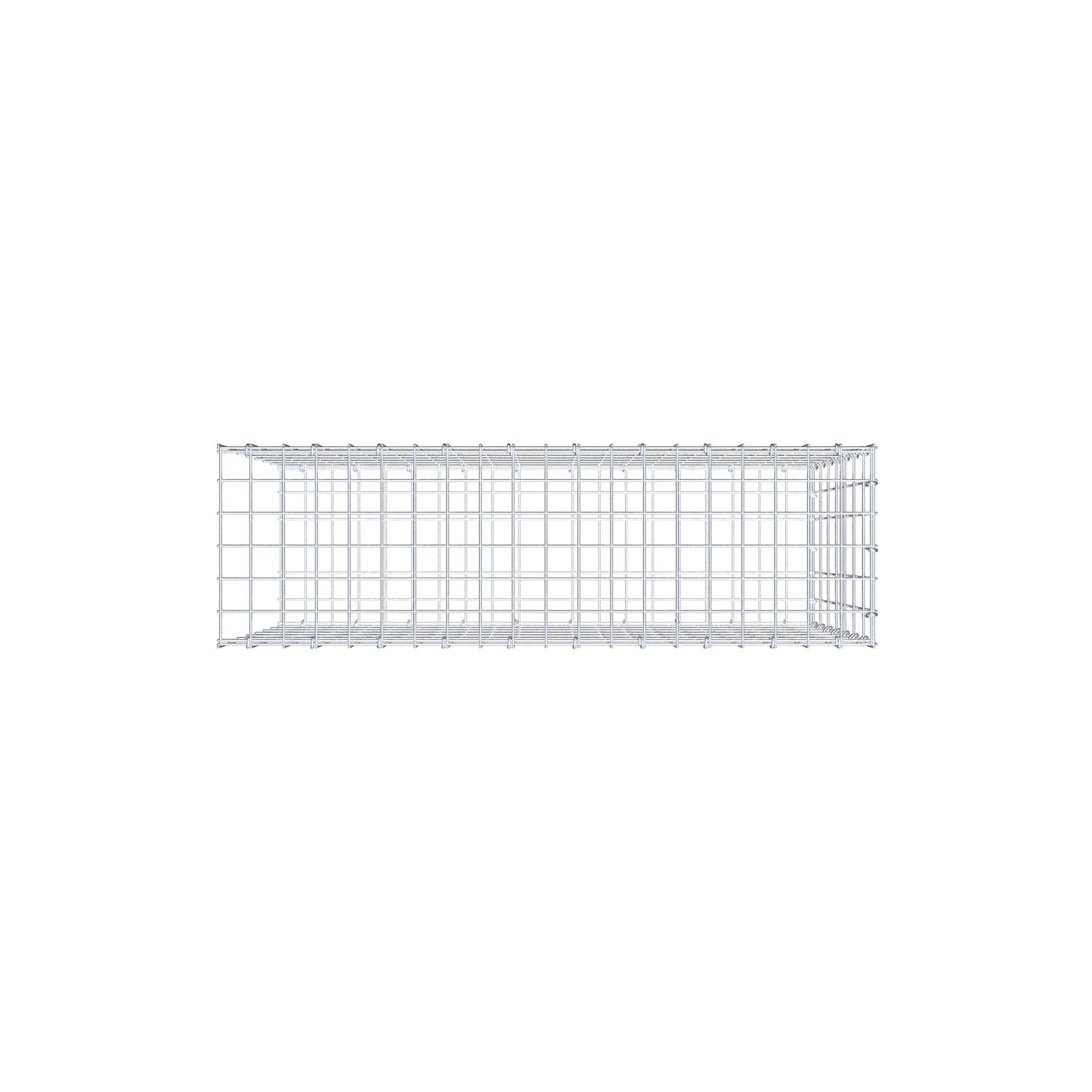 Gabião tipo 2 100 cm x 70 cm x 30 cm, malhagem 5 cm x 10 cm, anel C