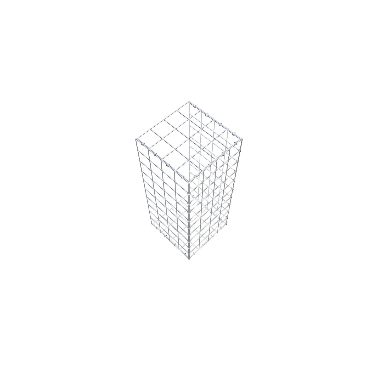Gabião tipo 2 100 cm x 40 cm x 40 cm (C x A x P), malhagem 10 cm x 10 cm, anel C