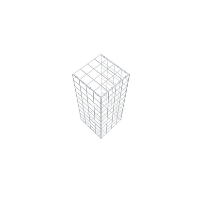 Gabião tipo 2 100 cm x 40 cm x 40 cm (C x A x P), malhagem 10 cm x 10 cm, anel C