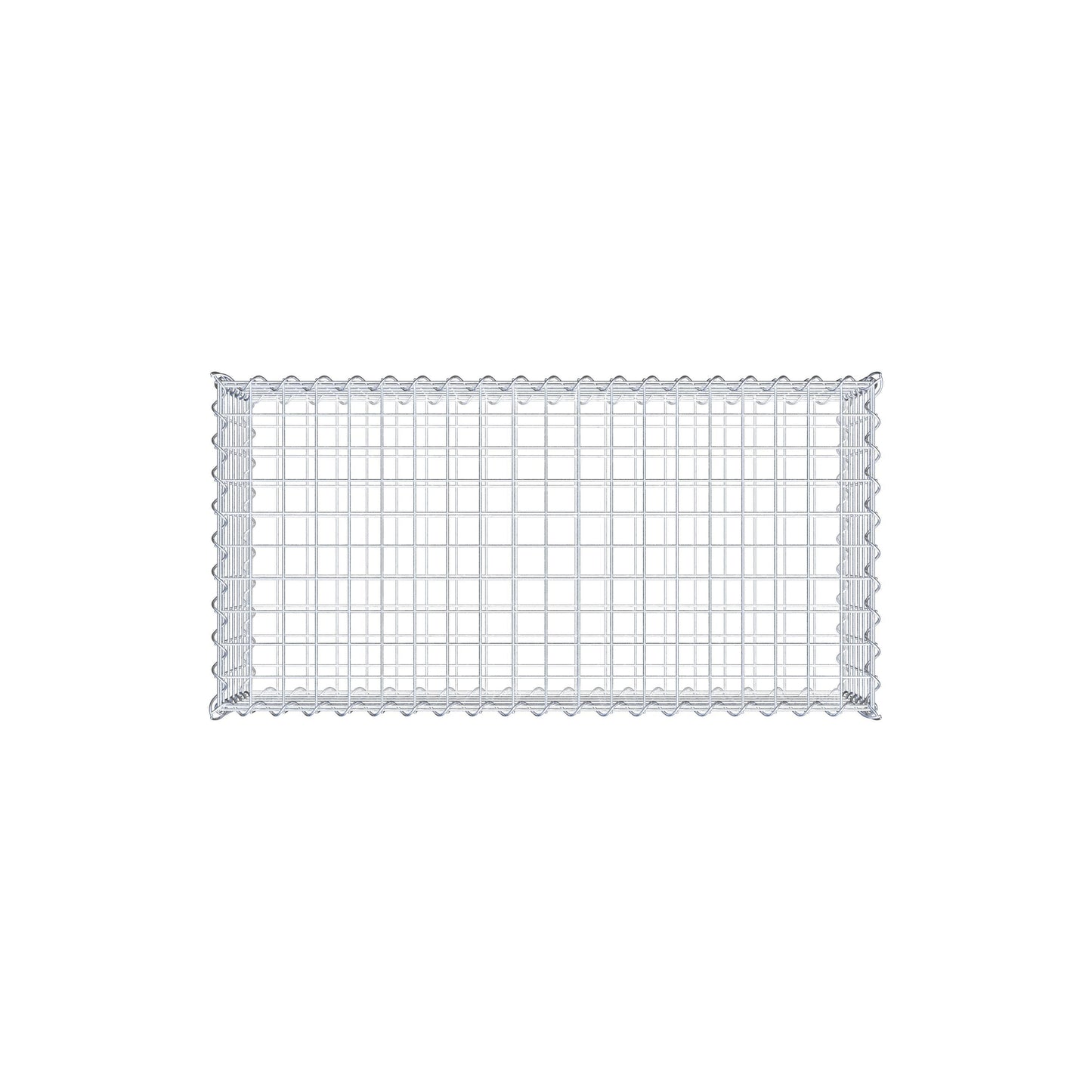 Gabione 100 cm x 30 cm x 50 cm (L x H x T), Maschenweite 5 cm x 5 cm, Spirale