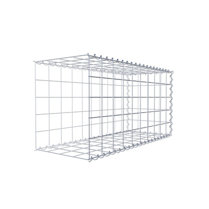 Gabião tipo 2 100 cm x 50 cm x 40 cm (C x A x P), malhagem 10 cm x 10 cm, espiral