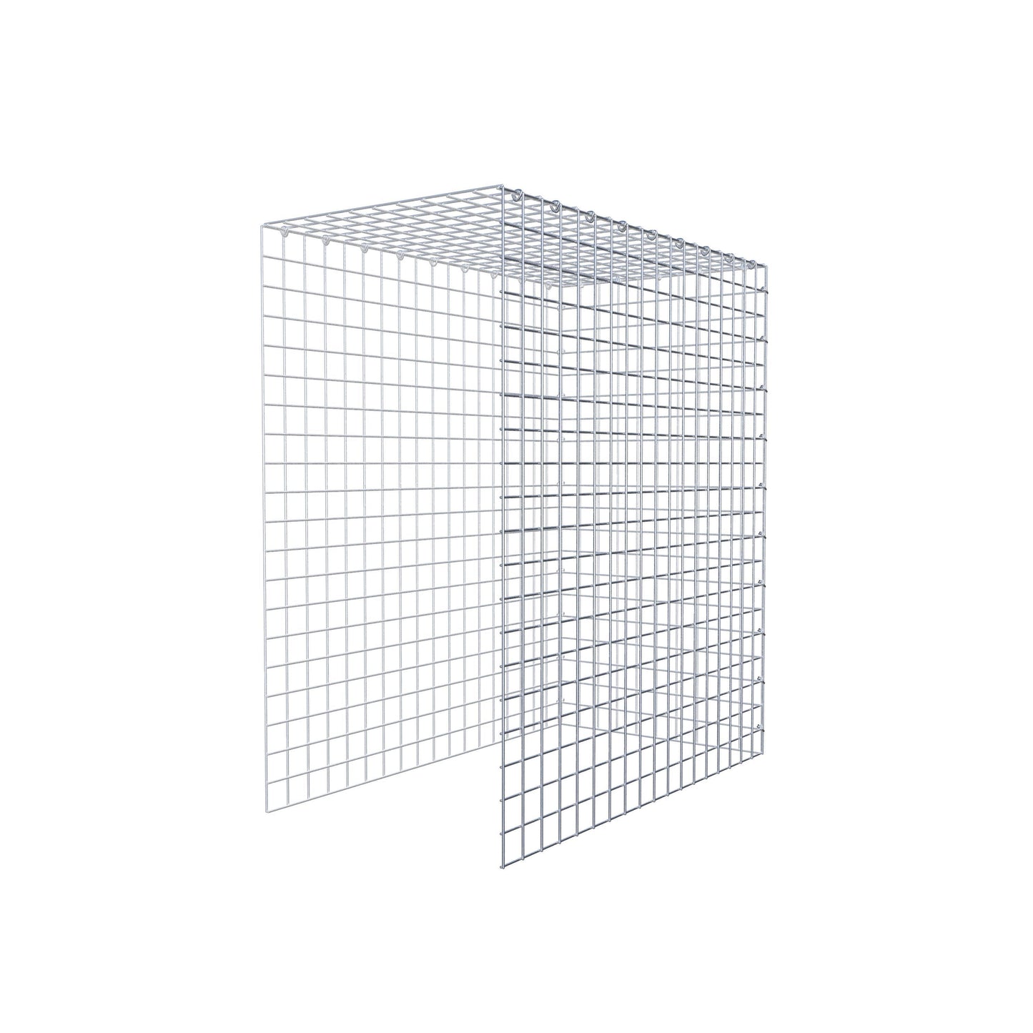 Extra gabion typ 4 100 cm x 90 cm x 50 cm (L x H x D), maskstorlek 5 cm x 5 cm, C-ring