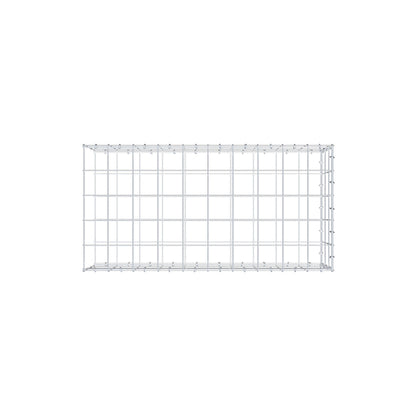 Mounted gabion type 2 100 cm x 30 cm x 50 cm (L x H x D), mesh size 10 cm x 10 cm, C-ring