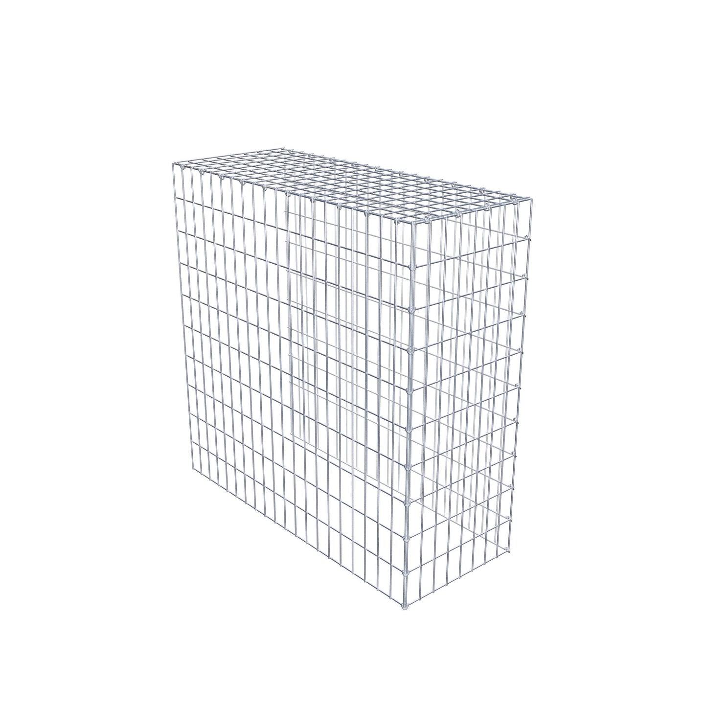 Extra gabion typ 4 100 cm x 100 cm x 40 cm (L x H x D), maskstorlek 5 cm x 10 cm, C-ring