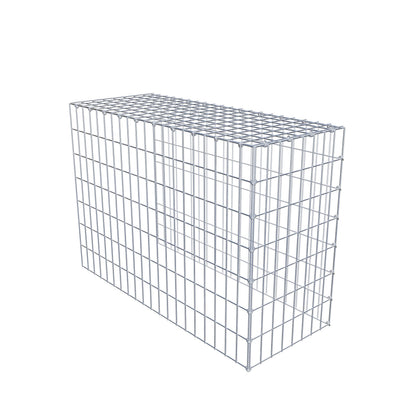 Opzetpaal type 4 100 cm x 70 cm x 40 cm (L x H x D), maaswijdte 5 cm x 10 cm, C-ring