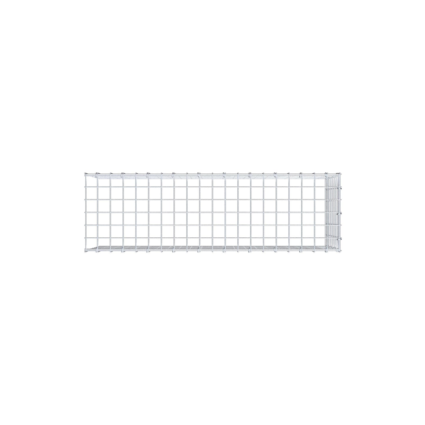 Gabião Tipo 4 100 cm x 40 cm x 30 cm (C x A x P), malhagem 5 cm x 5 cm, anel C