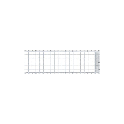 Gabião Tipo 4 100 cm x 40 cm x 30 cm (C x A x P), malhagem 5 cm x 5 cm, anel C