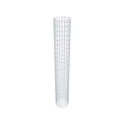 Gabionsøjle ca. 32 cm diameter, 230 cm højde, maskestørrelse 5 cm x 10 cm