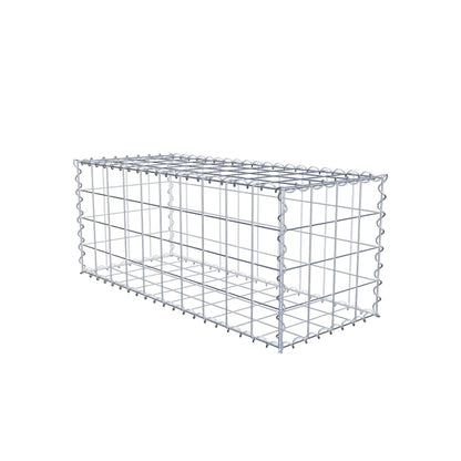 Gabion 100 cm x 40 cm x 40 cm (L x H x D), mesh size 10 cm x 10 cm, spiral