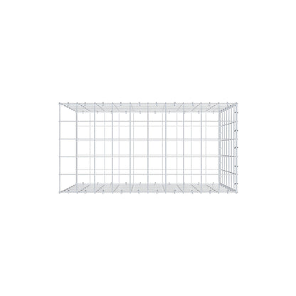 Mounted gabion type 2 100 cm x 70 cm x 50 cm (L x H x D), mesh size 10 cm x 10 cm, C-ring