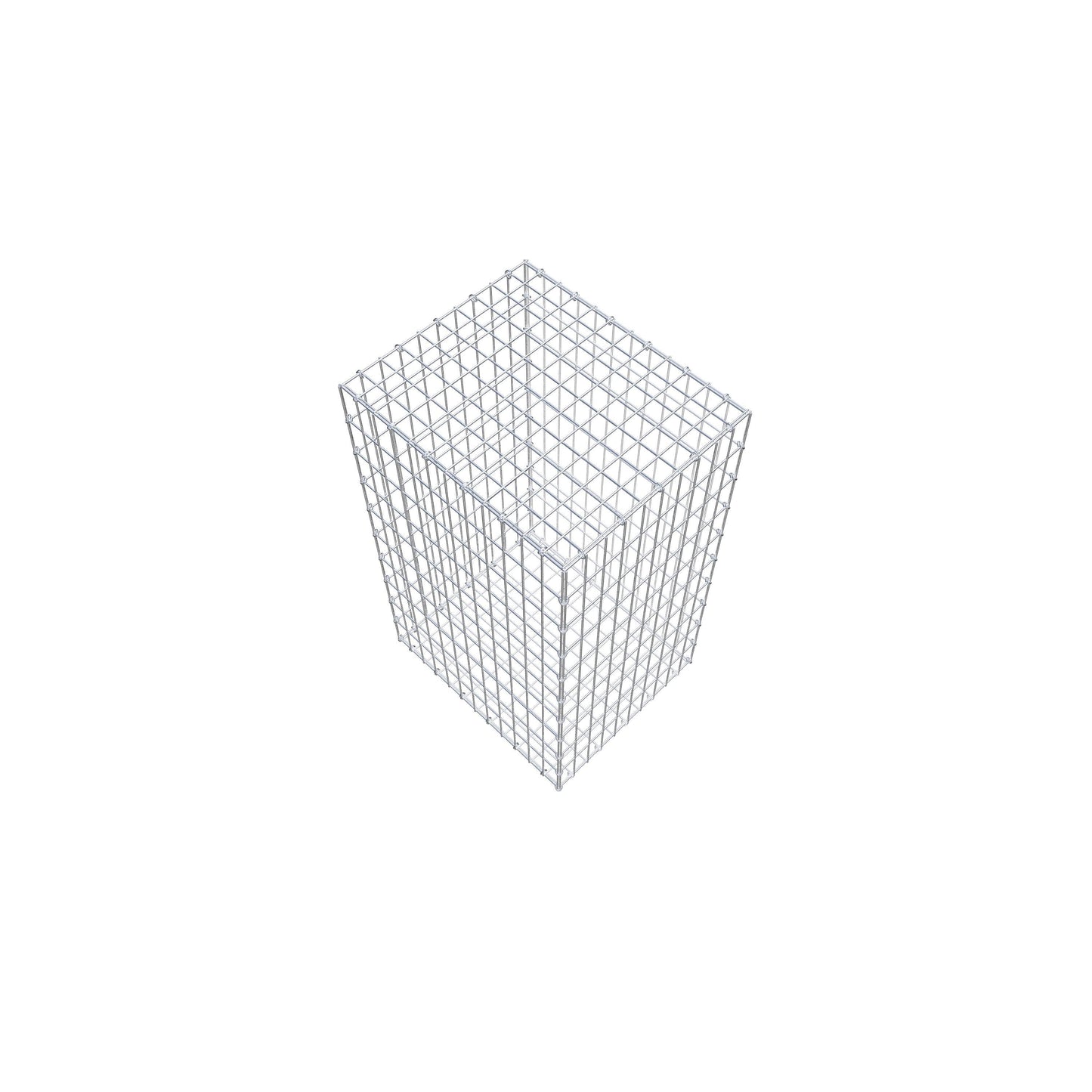Gabbione 100 cm x 60 cm x 50 cm (L x H x P), maglia 5 cm x 10 cm, anello a C