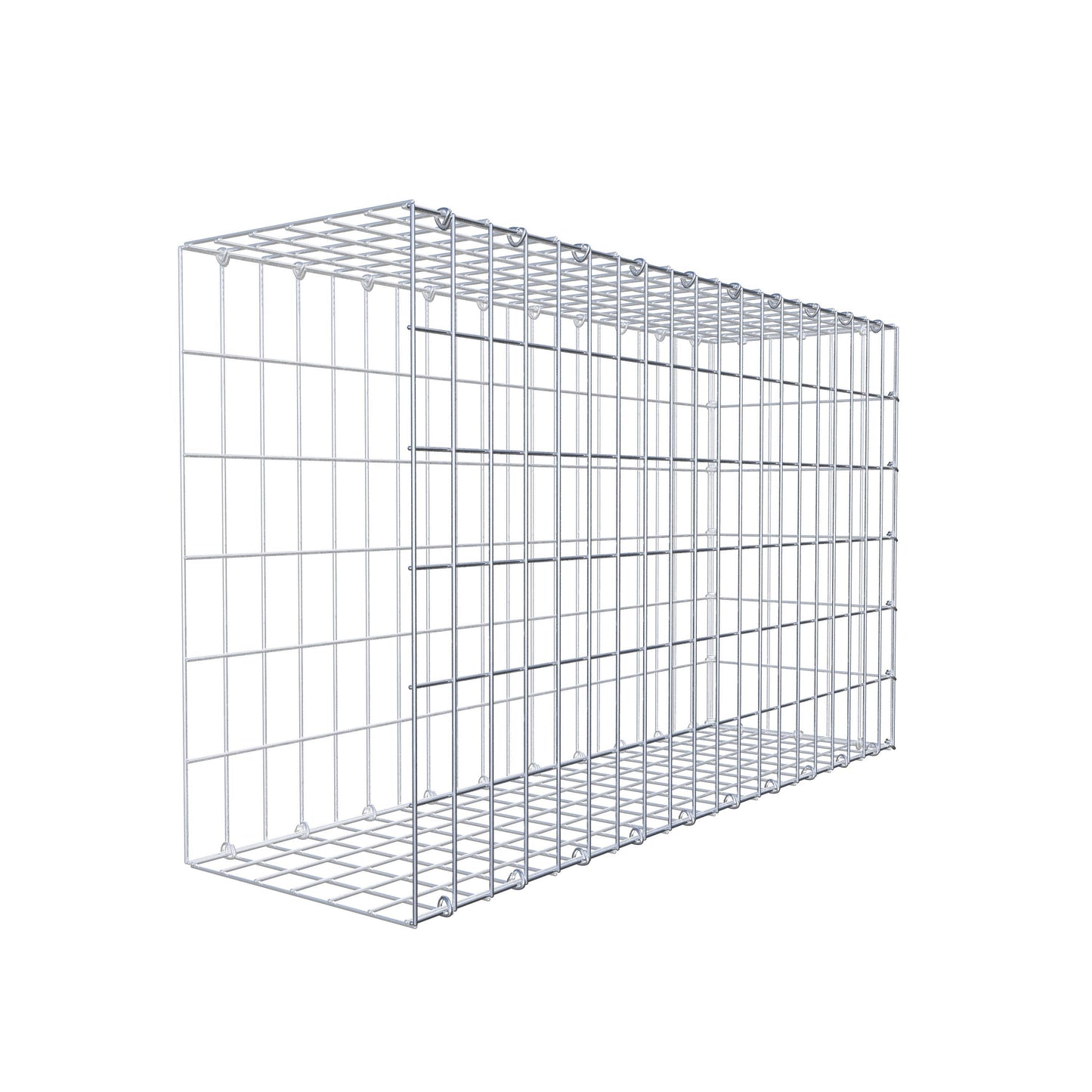 Gabião tipo 2 100 cm x 60 cm x 30 cm, malhagem 5 cm x 10 cm, anel C
