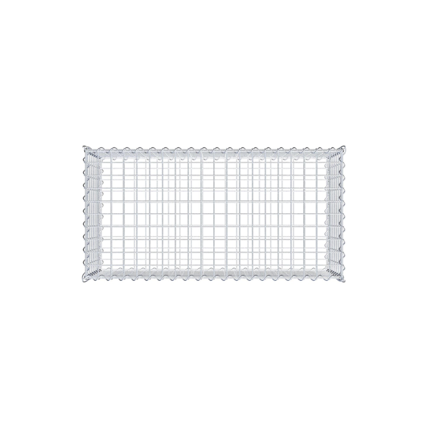 Gabion 100 cm x 40 cm x 50 cm (L x H x D), maskestørrelse 5 cm x 5 cm, spiral