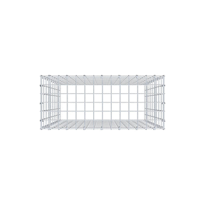 Fourche rapportée type 3 100 cm x 70 cm x 30 cm (L x H x P), mailles 5 cm x 10 cm, anneau C